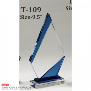 T-109-9.5″-Arrow Crystal Trophy