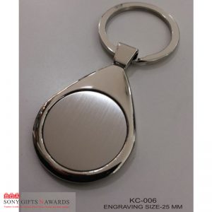 KC-006-25mm Round Metal Keychains