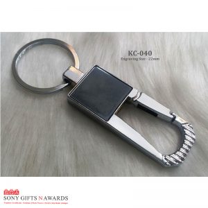 KC-040-Hook Square Metal Keychains