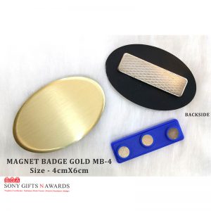 MB-4 Golden Magnet Badge