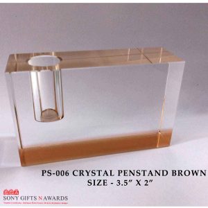 PS-006 CRYSTAL PENSTAND BROWN